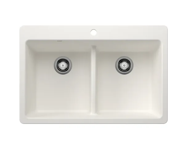BLANCO Corence Equal Double Bowl Granite Composite Kitchen Sink 5